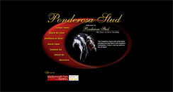 Desktop Screenshot of ponderosastud.com